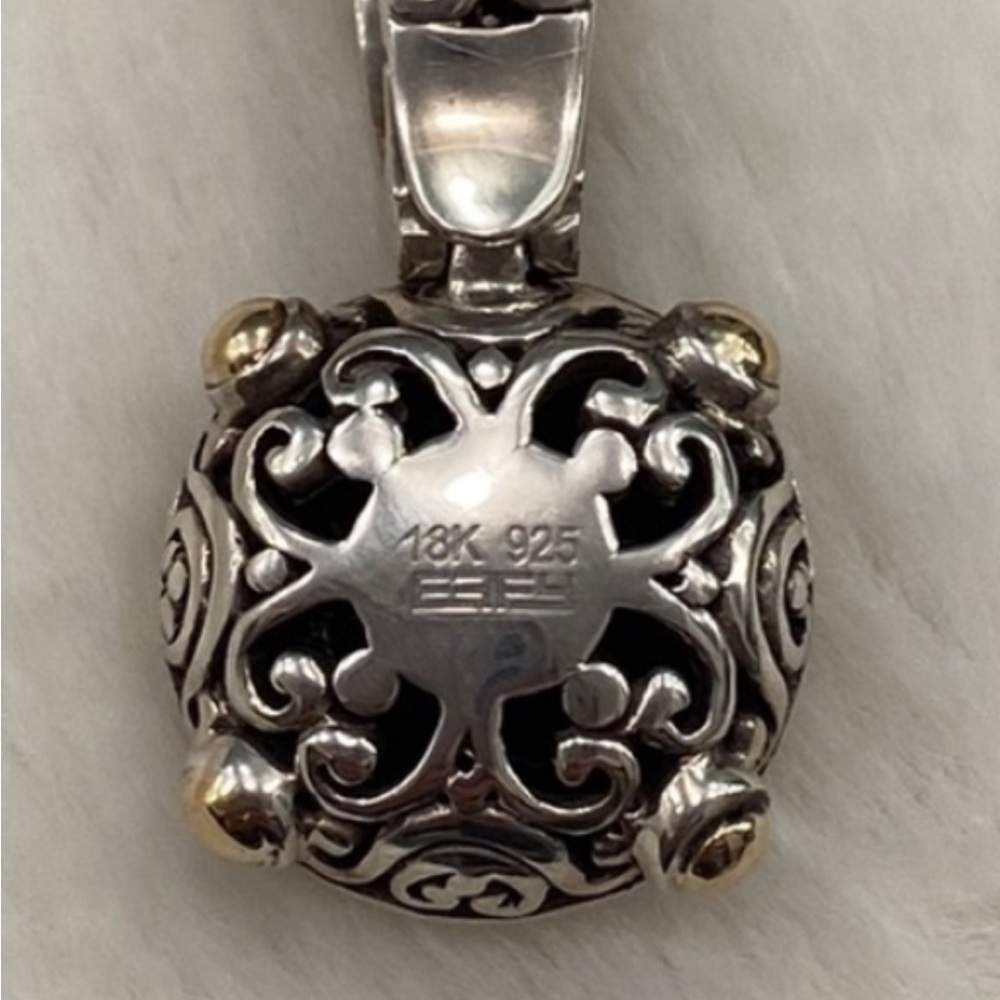 EFFY Onyx 925 18K Pendant - Picture 6 of 8